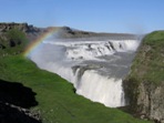 Nejznámější islandský vodopád Gullfoss