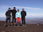 Vrcholové foto, sopka Hekla je pokořena