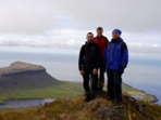 Vrcholové foto, hora Kirkjufell zdolána