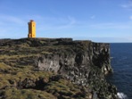 Maják Öndverðarnes, nejzápadnější bod poloostrova Snæfellsness
