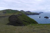 Souostroví Vestmannaeyjar, výhled z jižní vyvýšené části