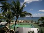 Vhled z naeho hotelovho pokoje, atol Majuro
