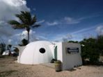 Radiologick laborato - nae ubytovn, atol Enewetak