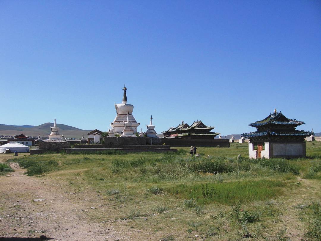 Stupa, kltern komplex Erdene Zuu, Charchorin, ajmag vrchangaj
