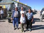 Mongolsk rodinka ze tetho geru, Altaj Soum, ajmag Gov-Altaj