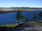 Pohled na jezero Chvsgl, ajmag Chvsgl