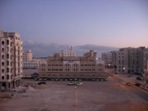 Pohled na veern Salalah z okna naeho hotelu, region Dhofar