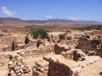 Pozstatky starobylho obchodnho msta Khor Rouri, region Dhofar