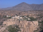 Vesnice v horch, Jebel Akhdar, region Al-Dakhiliyah
