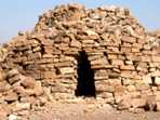 Starobyl hrobky nedaleko msta Bat, region Al-Dhahirah