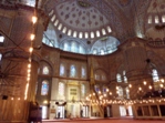 Interiér modré mešity, İstanbul