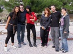 S tureckými slečnami, Asclepion, Bergama, Egejský region (zleva: Leyla, Tom, Yaşam, Gizemnur, já, Ayşe)