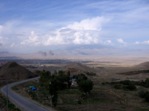 Pohled na Doğubayazıt, Severovýchodní Anatolie